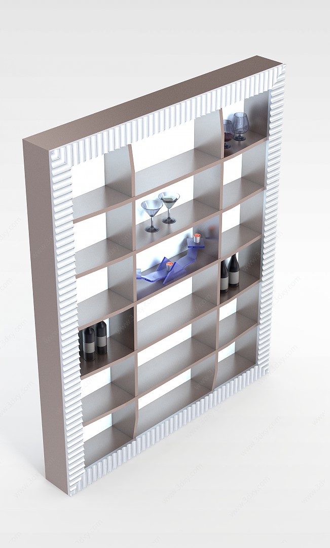 陈设酒柜3D模型