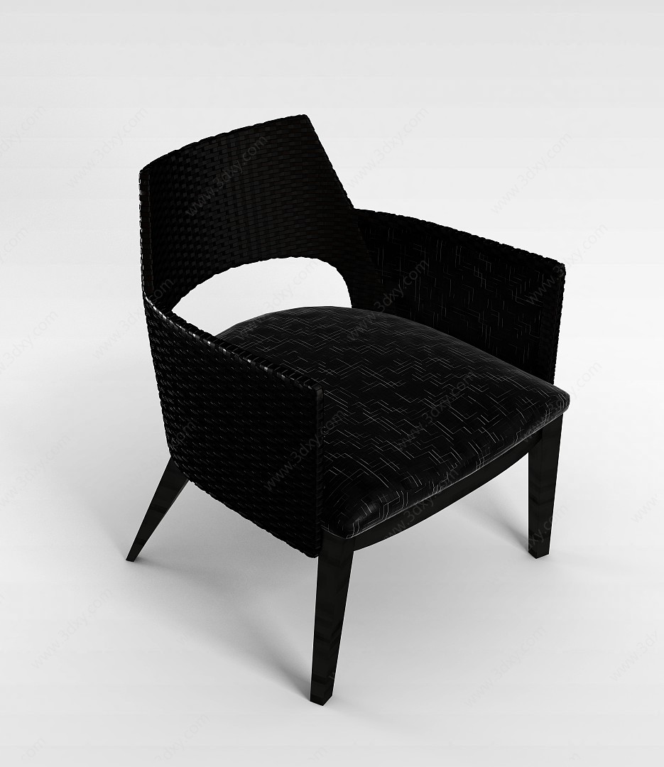 商务布艺椅子3D模型