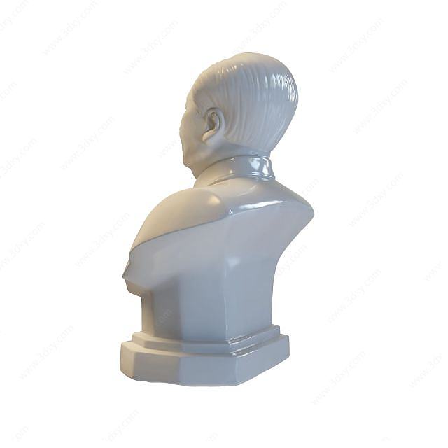 毛泽东雕像3D模型