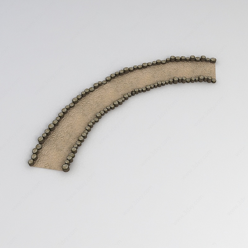 木桩小道3D模型