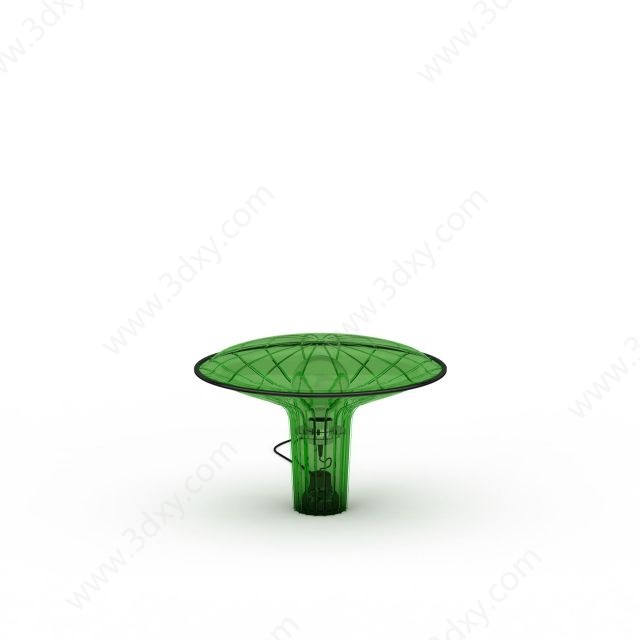绿色灯具3D模型
