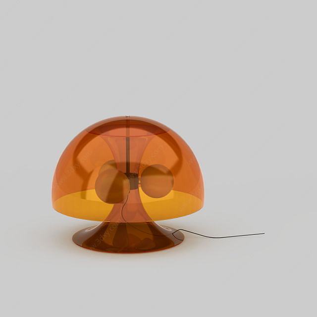 蘑菇台灯3D模型