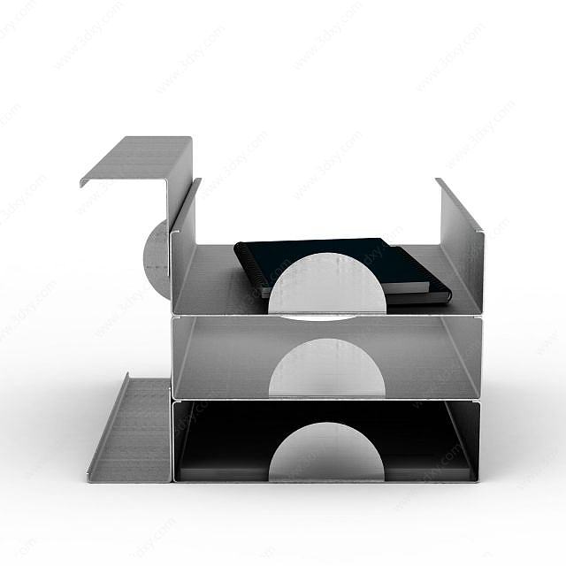 现代文件盒3D模型
