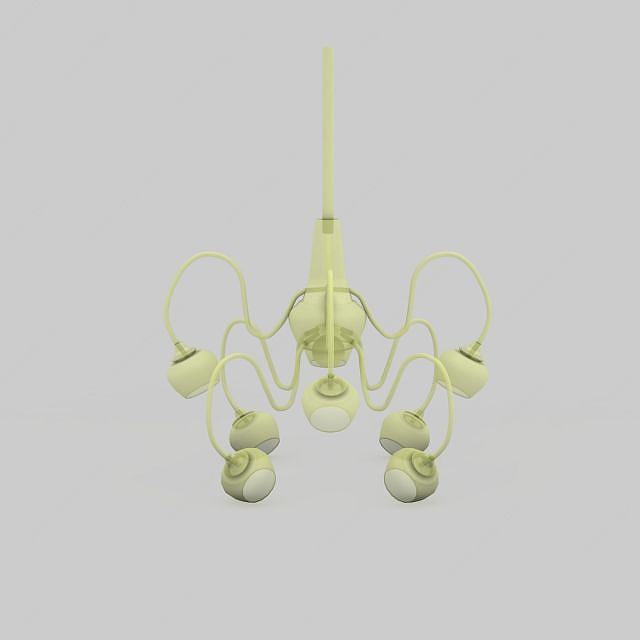 精品吊灯3D模型