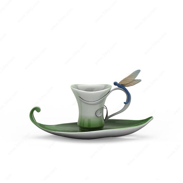 创意茶杯3D模型