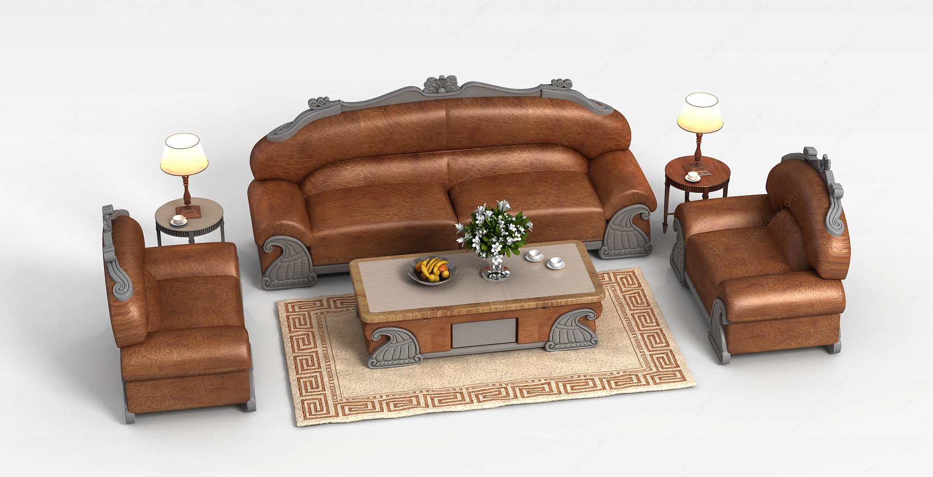 高档沙发3D模型