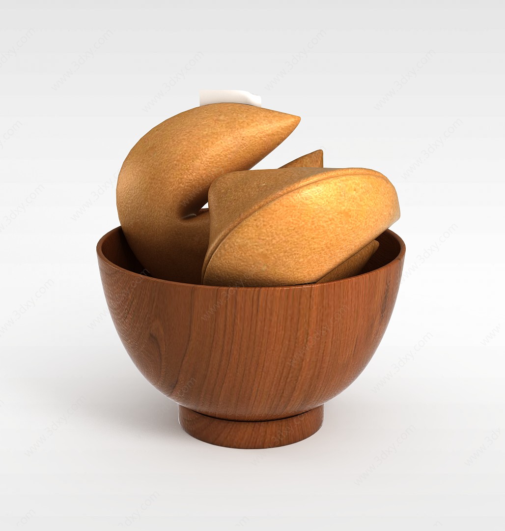 烘焙食品3D模型