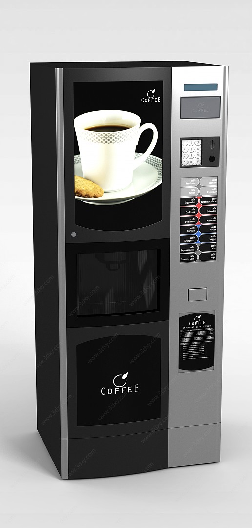 全自动咖啡机3D模型