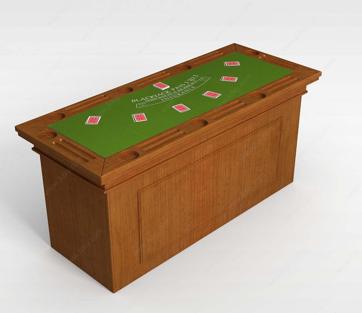 赌博桌3D模型