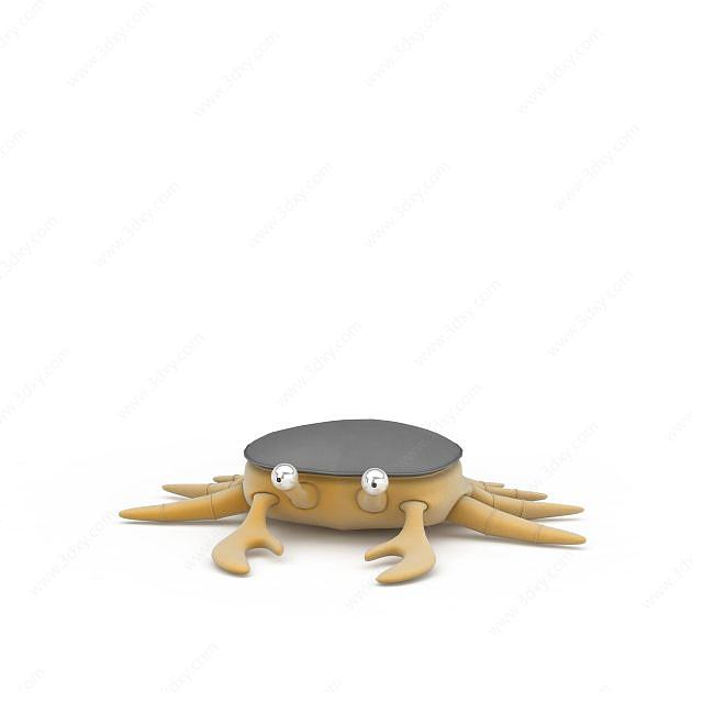 螃蟹抱枕3D模型