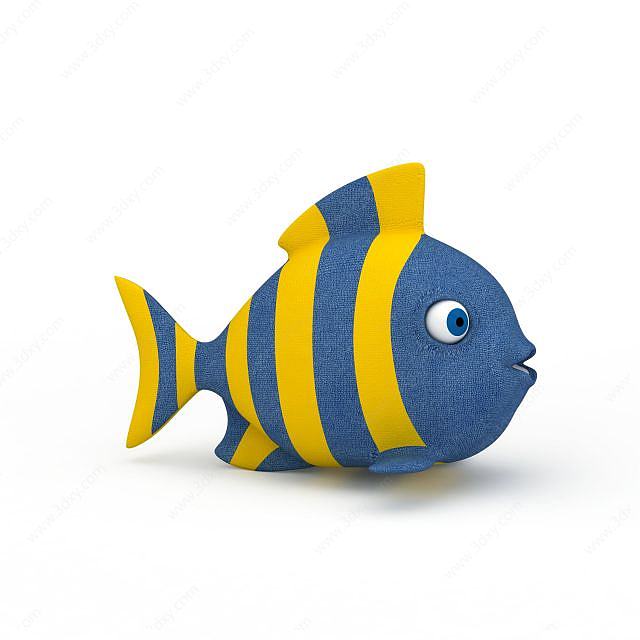 金鱼抱枕3D模型