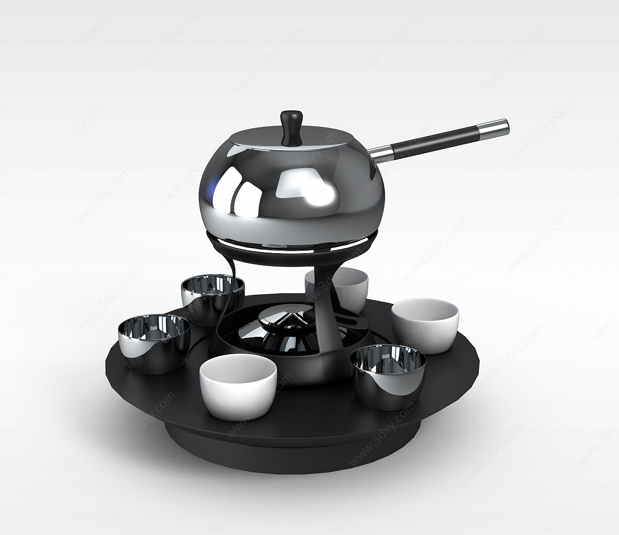 高档茶壶3D模型