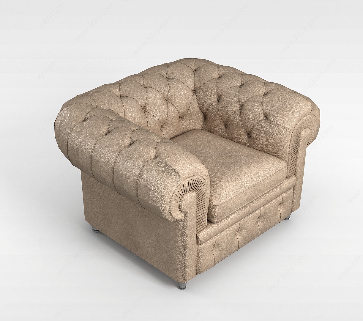 欧式座椅3D模型