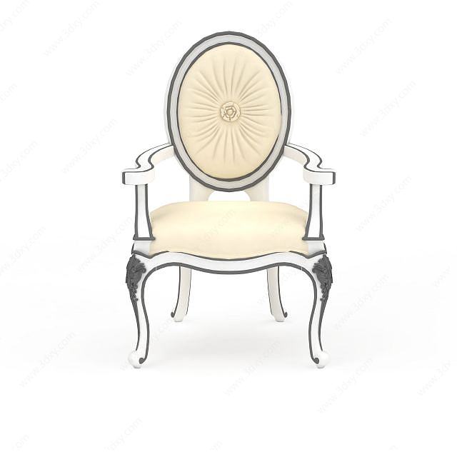 欧式雕花椅子3D模型