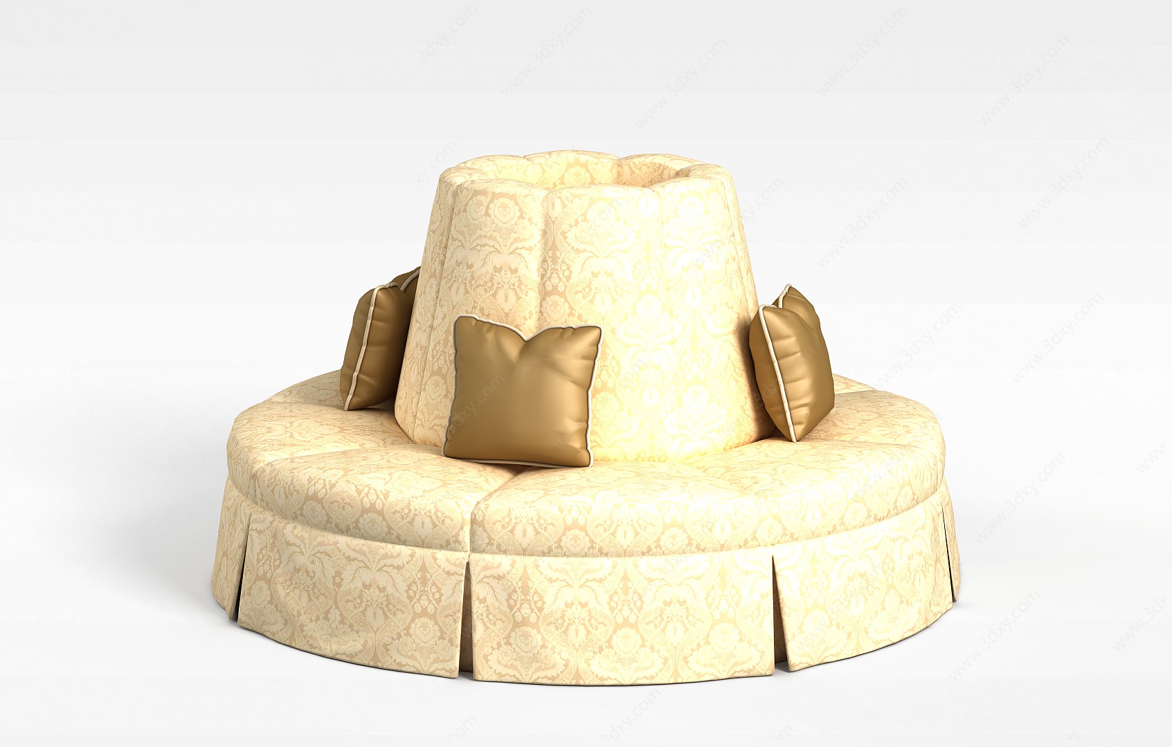 圆形沙发3D模型