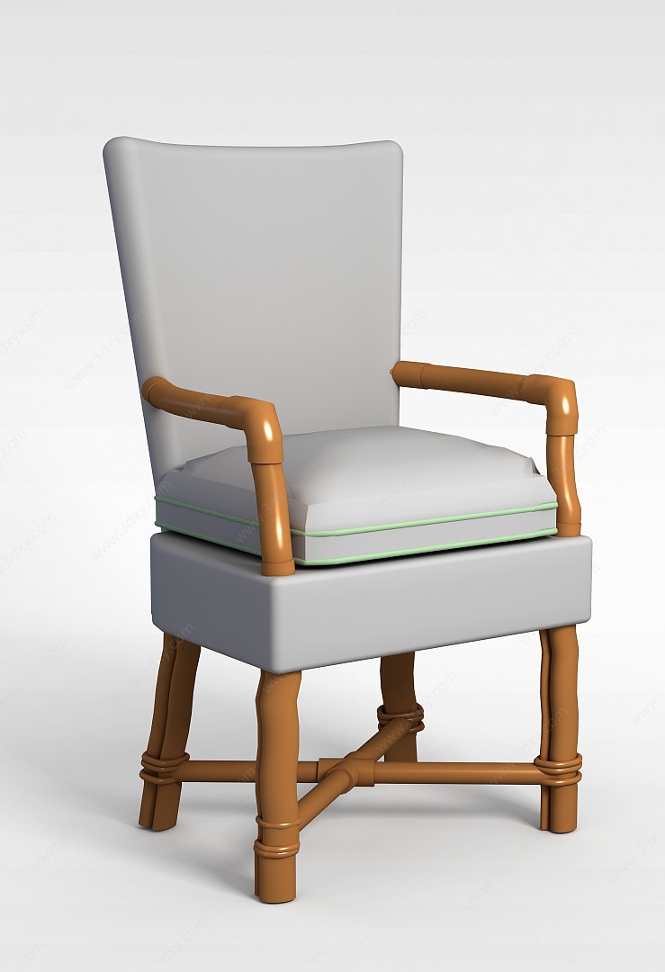 休闲单人椅3D模型