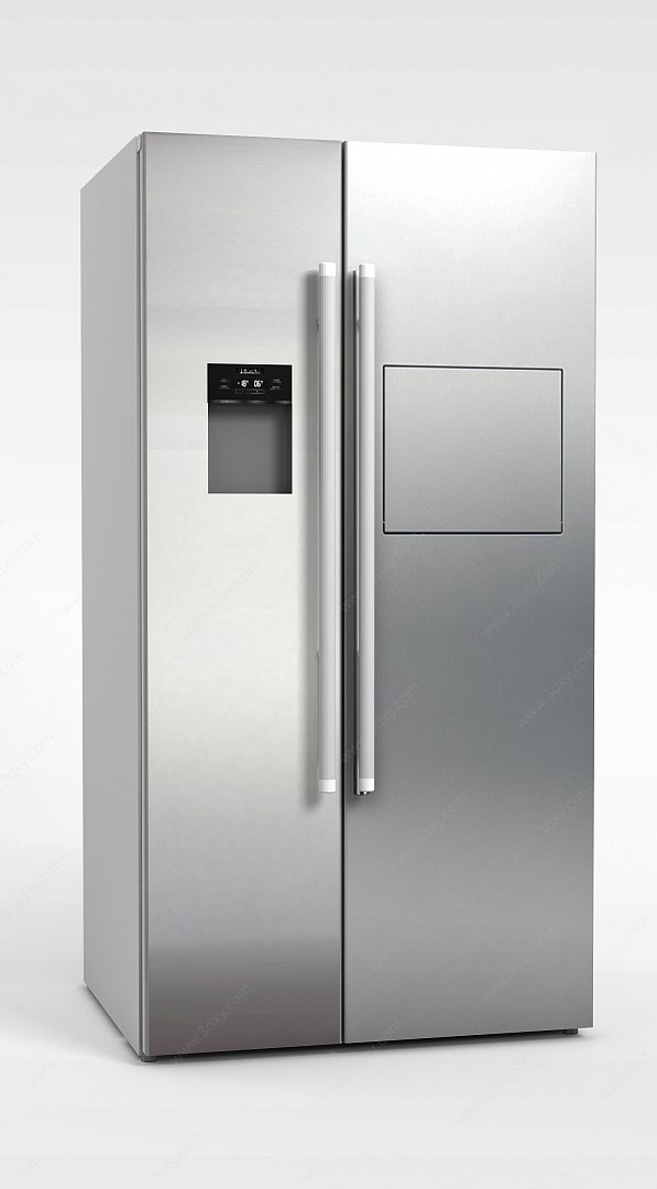 现代冰箱3D模型