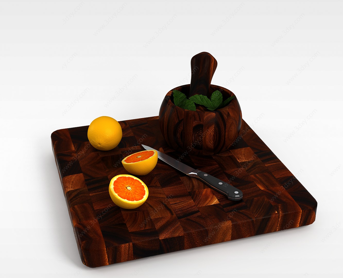 橙子3D模型