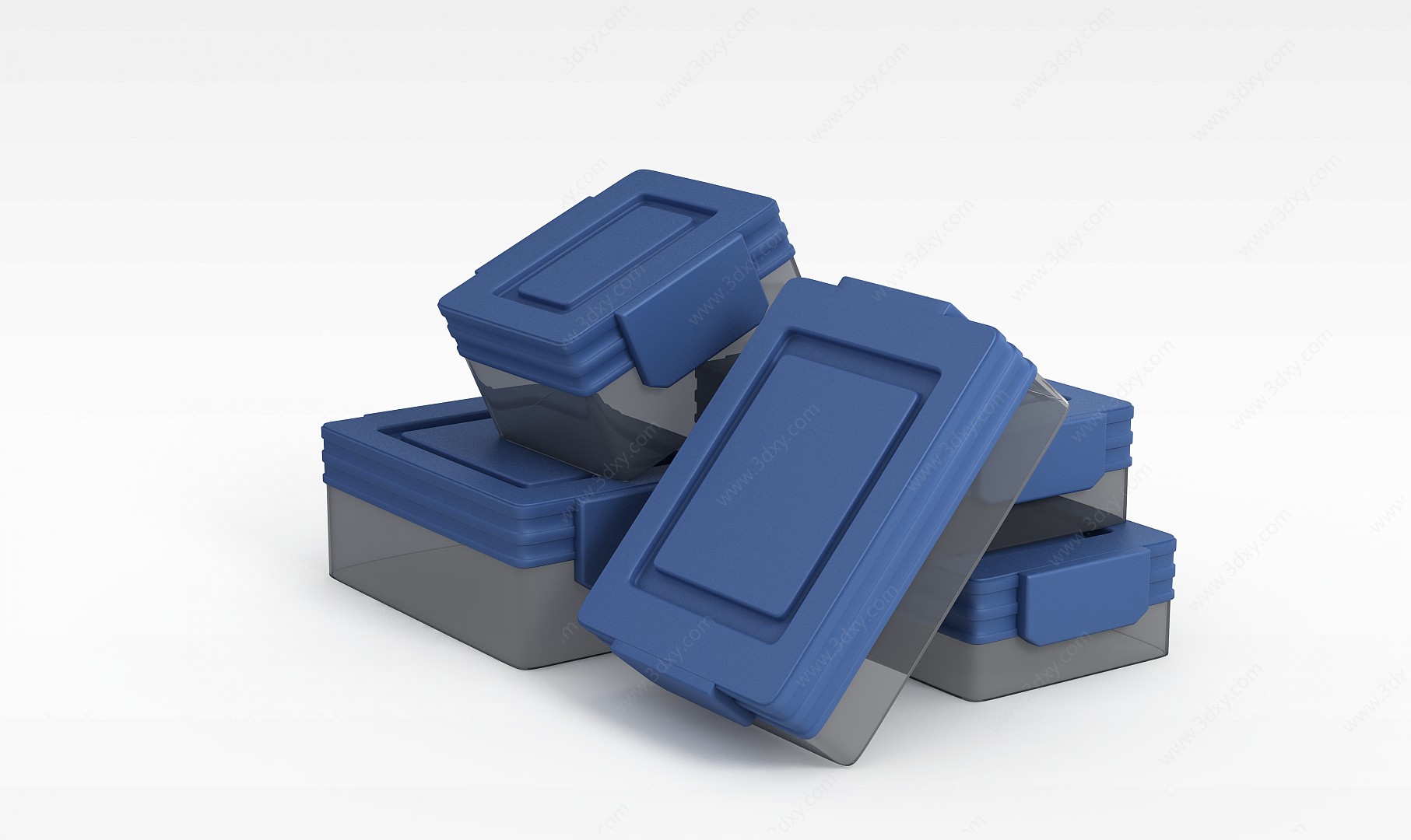 塑料保鲜盒3D模型