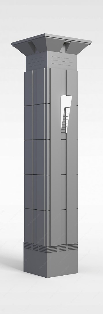 欧式柱子3D模型