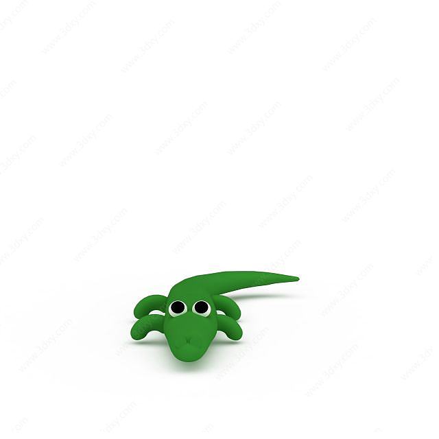 蜥蜴玩具3D模型