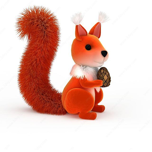 狐狸玩具3D模型