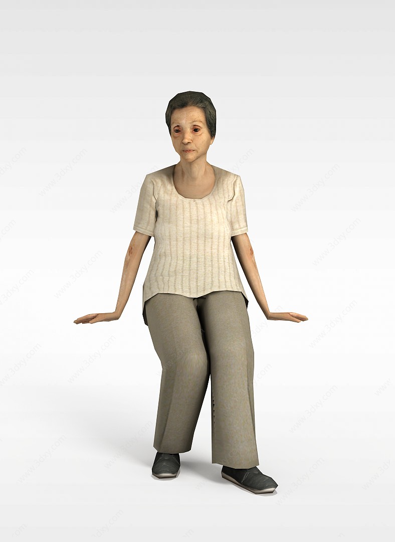 高贵女人3D模型