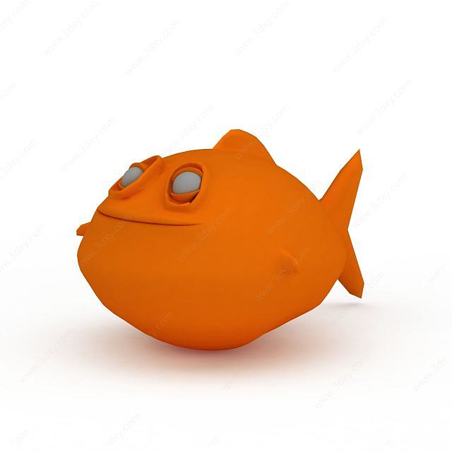 玩具小金鱼3D模型