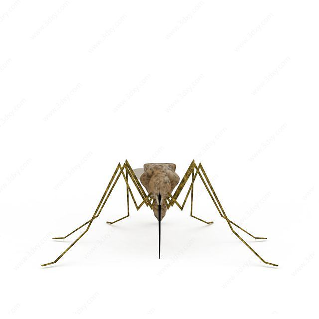 吸血蚊子3D模型