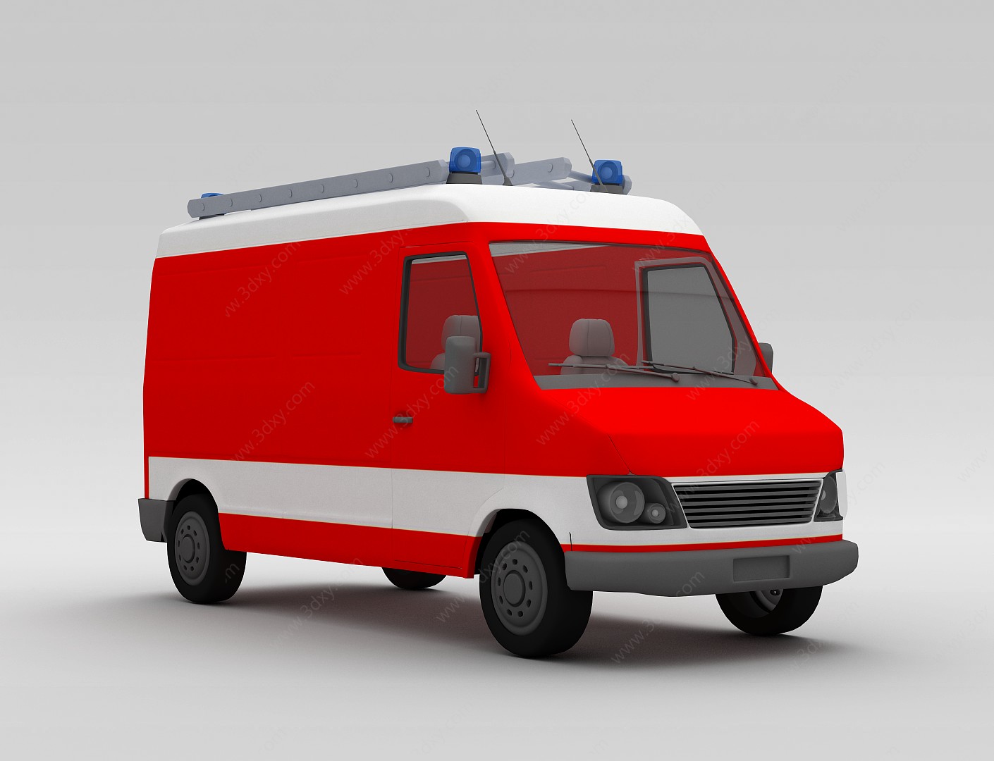 消防卡车3D模型