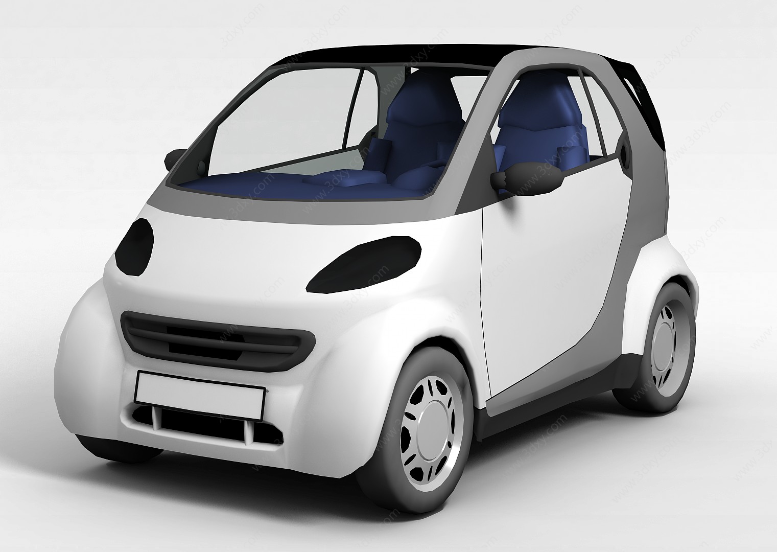 无人驾驶汽车3D模型