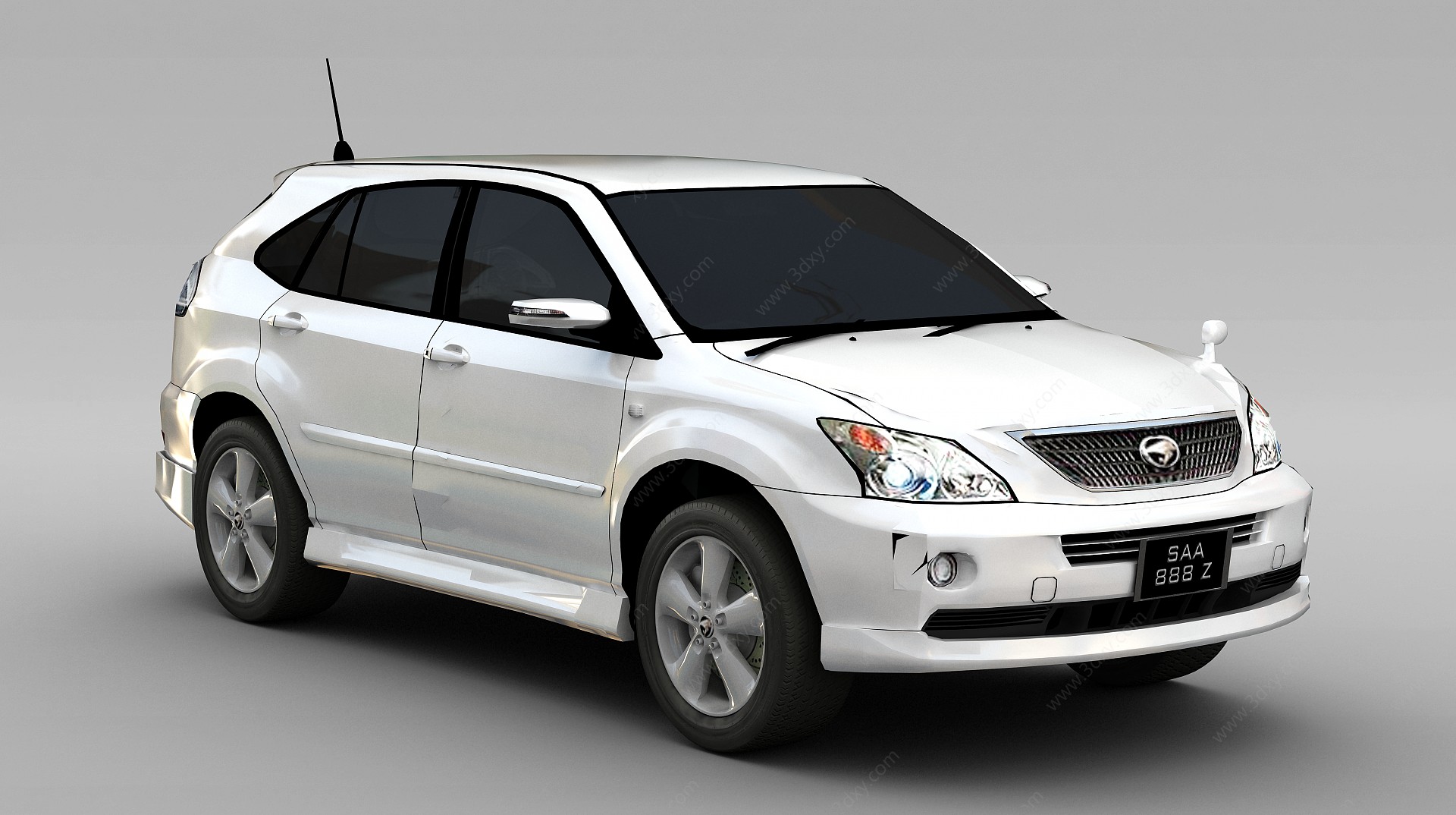 SUV汽车3D模型