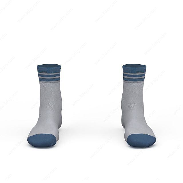 长筒袜3D模型