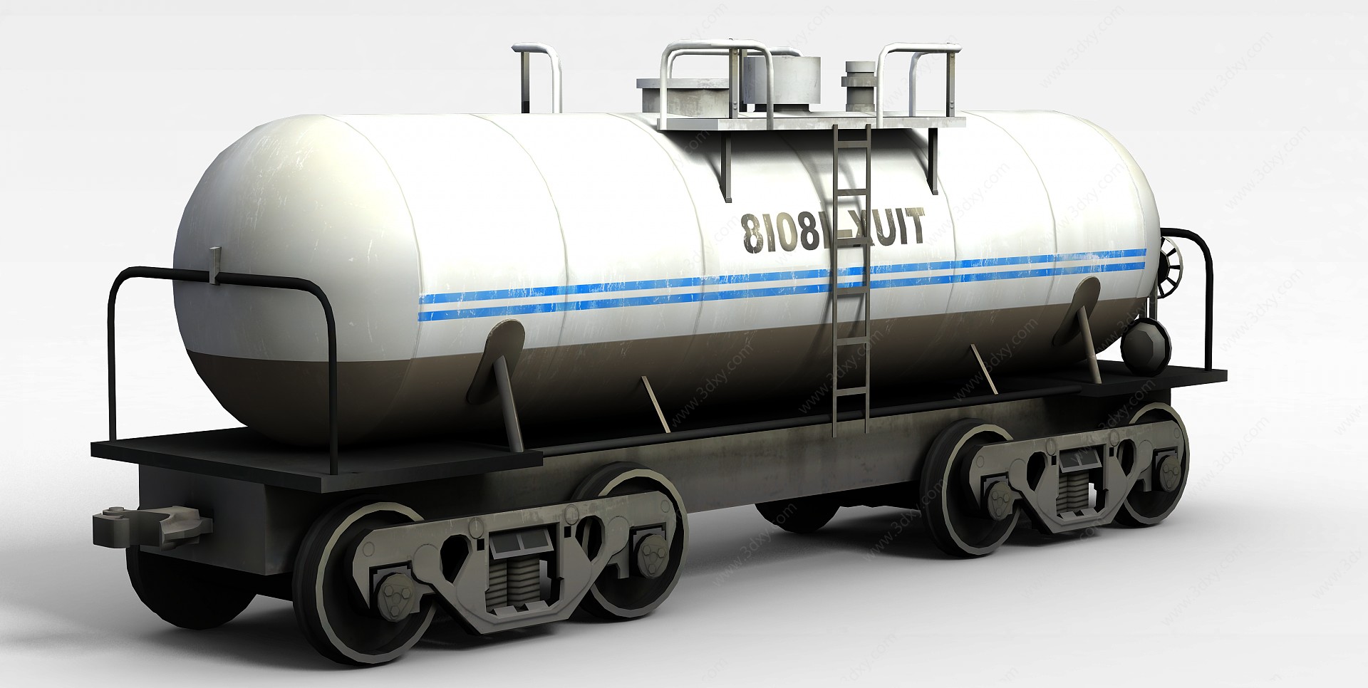油罐车厢3D模型