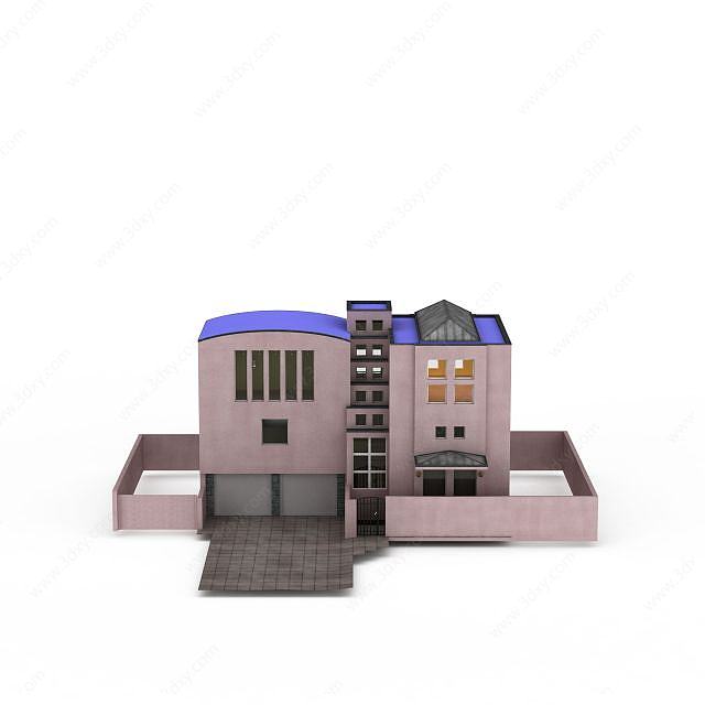 高端别墅3D模型