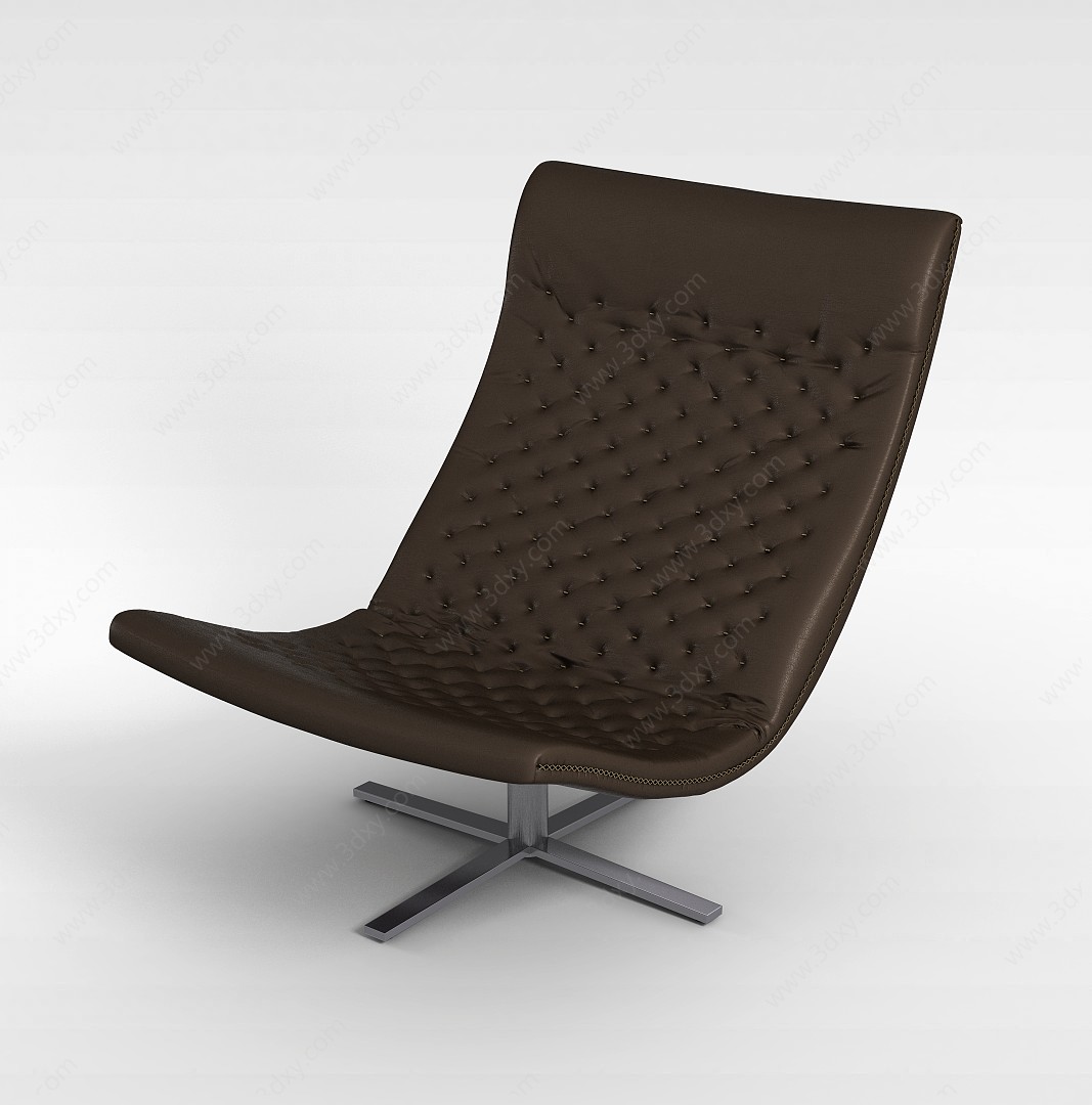 休闲沙发躺椅3D模型