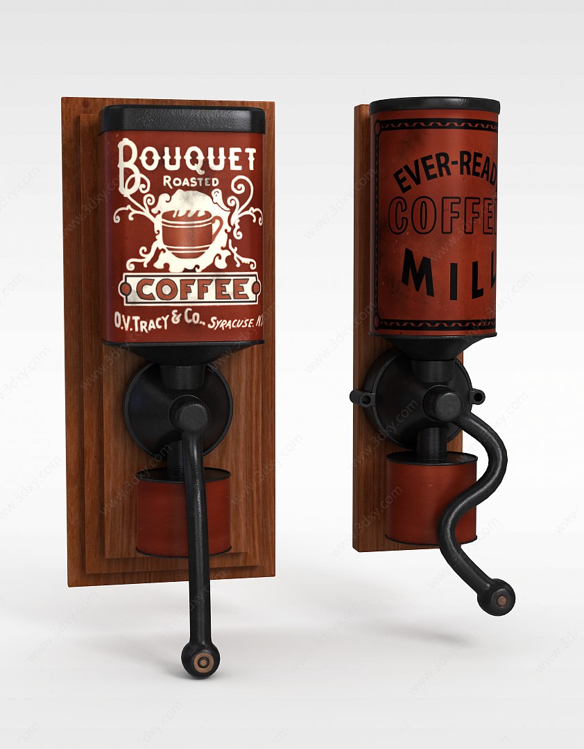 咖啡桶3D模型