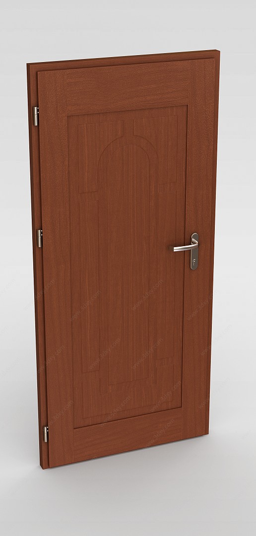 木质卧室门3D模型