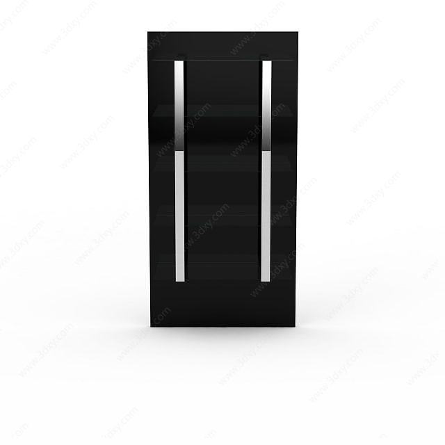 黑色柜子3D模型