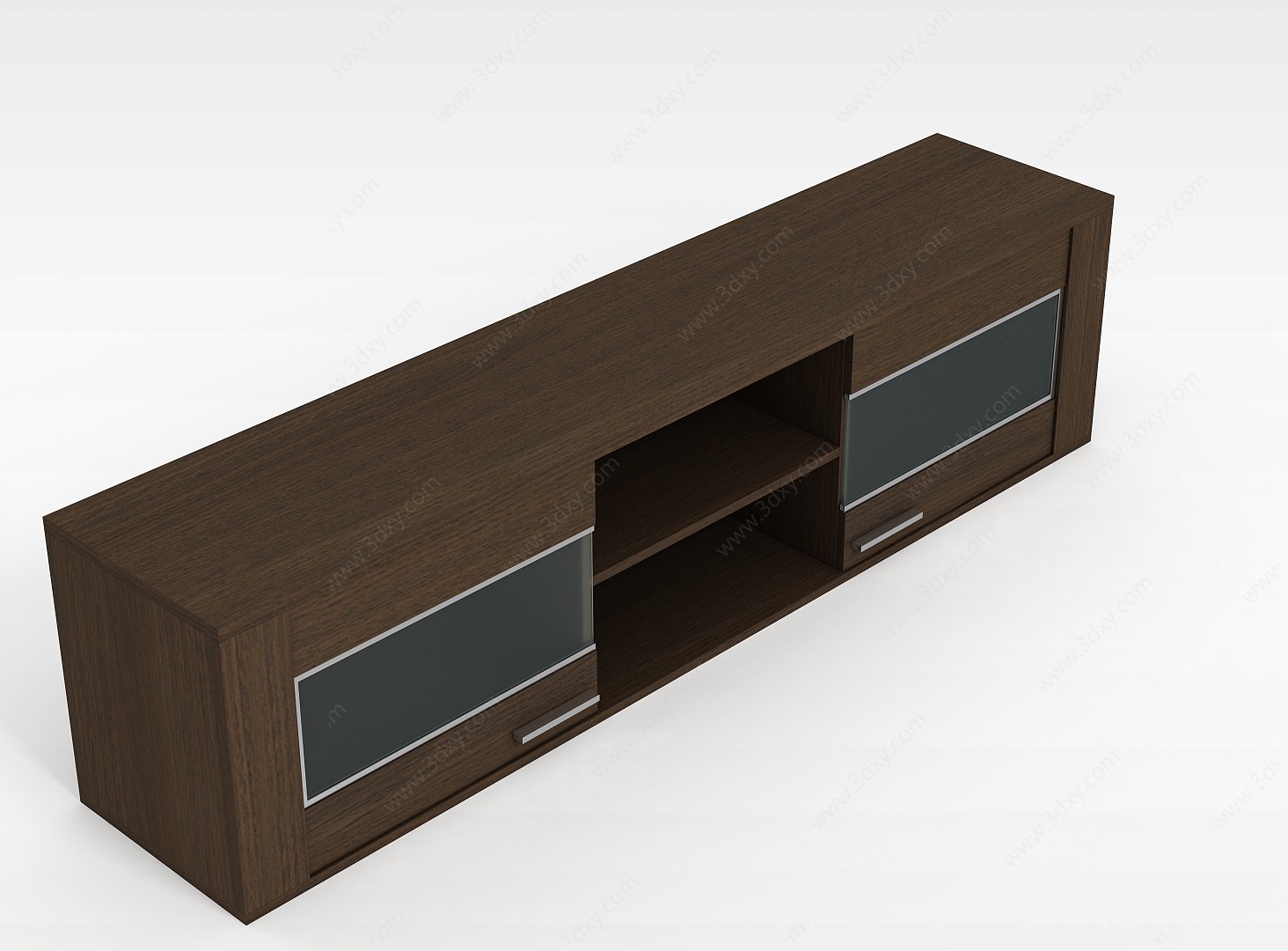 实木储物柜3D模型