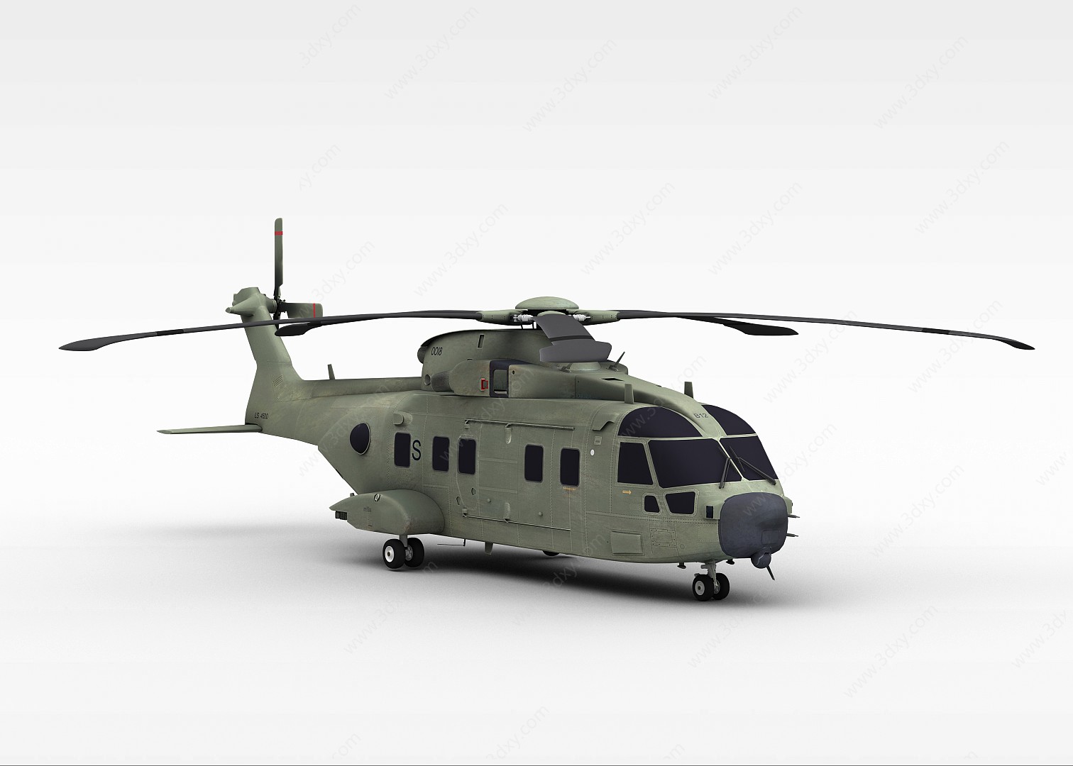军事交通工具3D模型