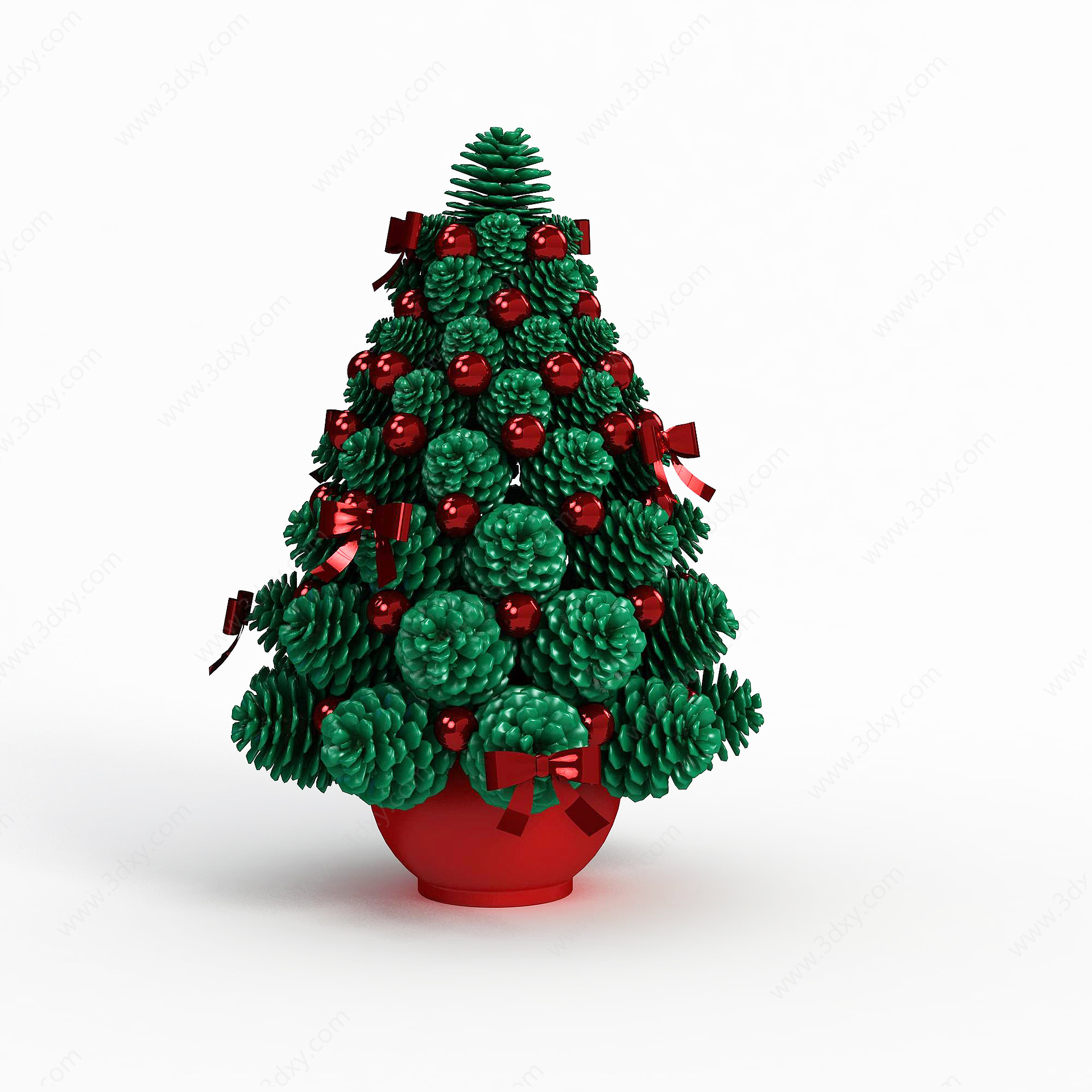 圣诞盆景3D模型