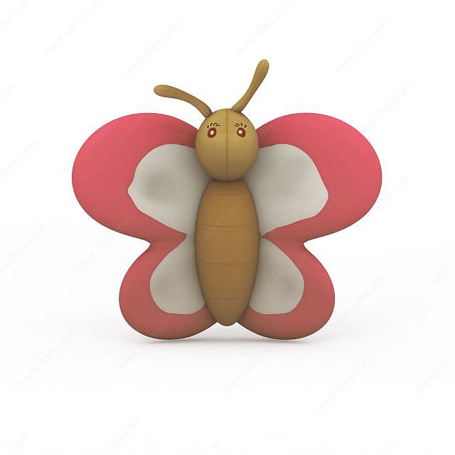 蝴蝶玩具3D模型