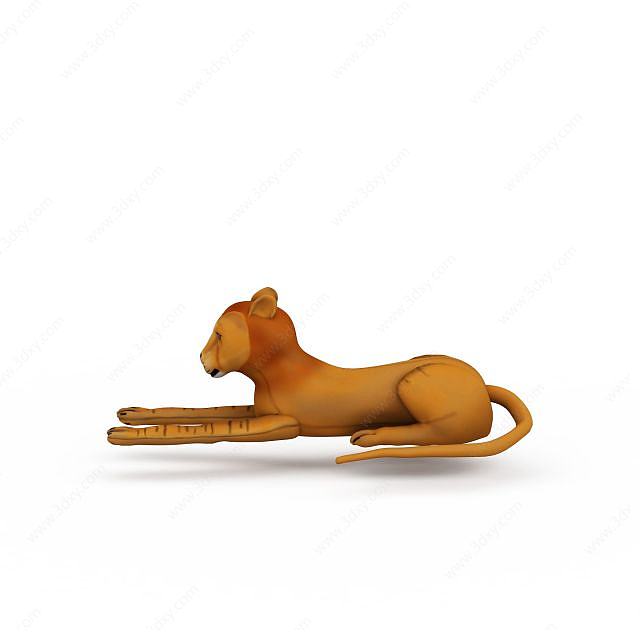 狗玩具3D模型