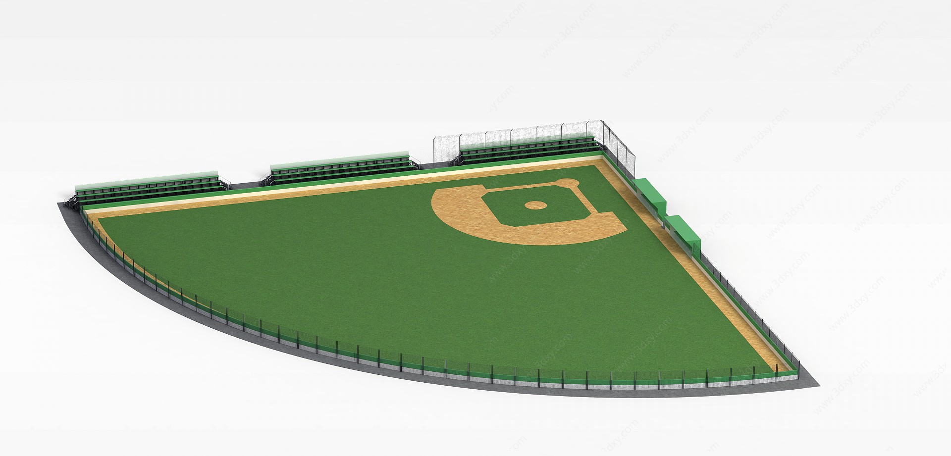 棒球场3D模型