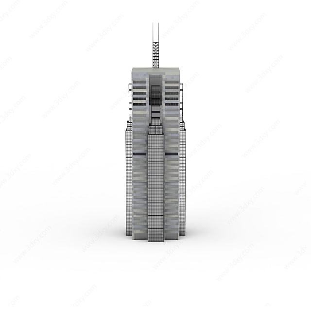 高层建筑物3D模型