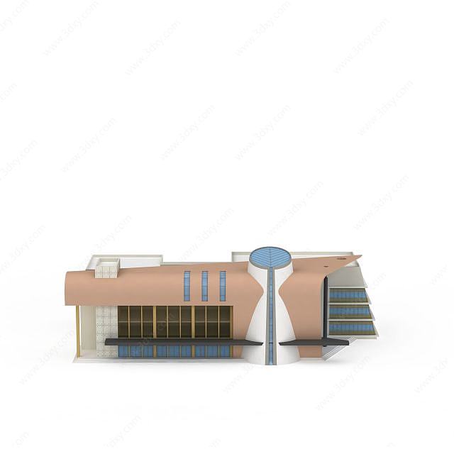 现代办公楼3D模型
