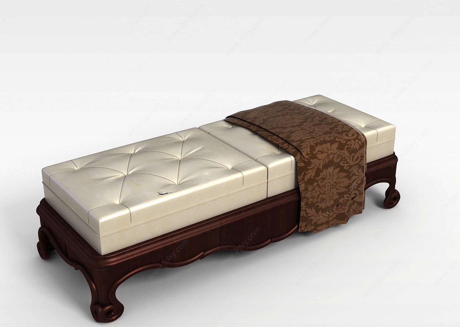 平板床3D模型