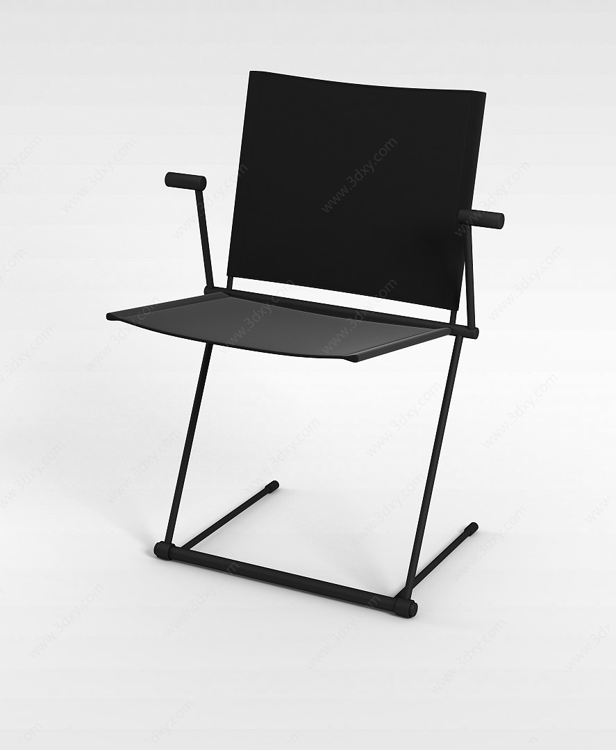 简约折叠椅3D模型