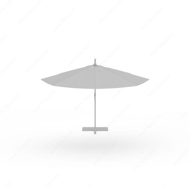 沙滩遮阳伞3D模型